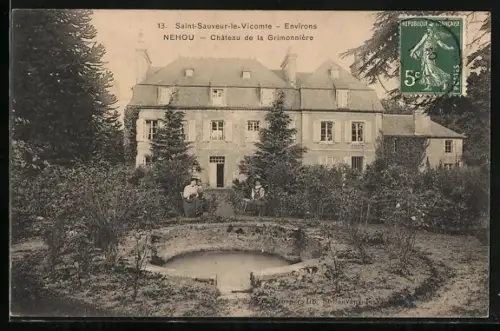 AK Néhou, Château de la Grimonière