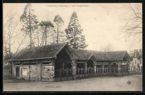 AK Périers /Manche, La Poissonnerie