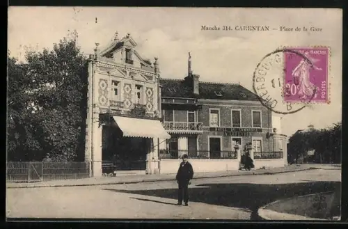 AK Carentan, Place de la Gare