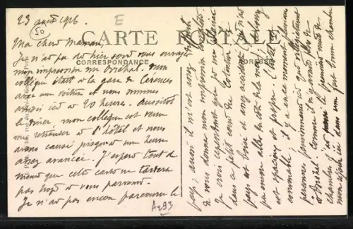 AK Bréhal, Un coin de Rue