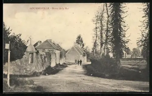 AK Gourbesville, Route de la Mer