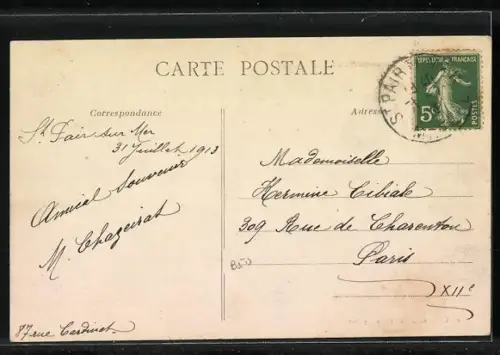 AK Saint-Pair-sur-Mer, Vue générale