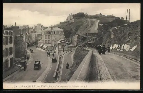 AK Granville, Vieille Route de Coutances à Falaise