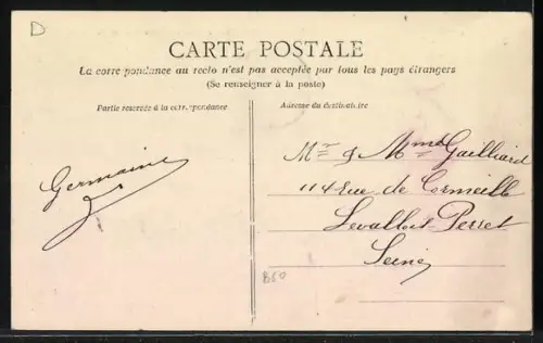 AK Avranches, Vue générale prise de la route de Granville