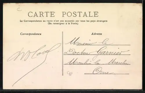 AK Portbail /Manche, Phare et Vue Générale