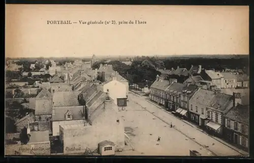 AK Portbail, Vue générale, prise du phare