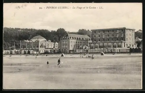 AK Perros-Guirec, La Plage et le Casino