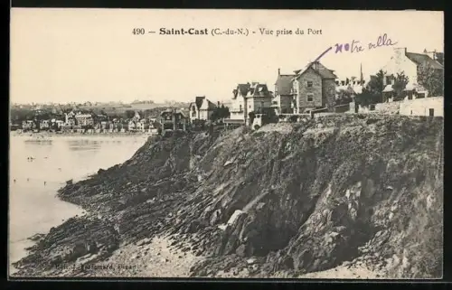 AK Saint-Cast /C.-du-N., Vue prise du Port