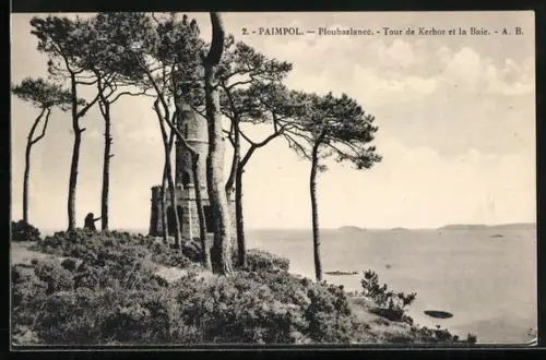 AK Paimpol /Ploubazlanec, Tour de Kerhor et la Baie