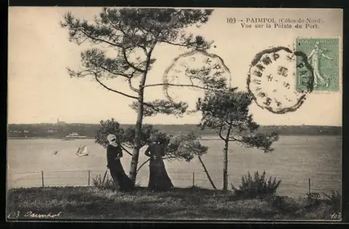 AK Paimpol /Côtes-du-Nord, Vue sur la Pointe du Port