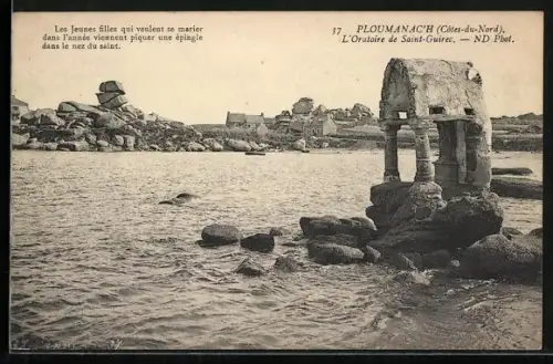AK Ploumanac`h /Côtes-du-Nord, L`Oratoire de Saint-Guirec