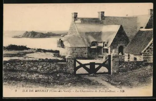 AK Île de Bréhat /Côtes-du-Nord, La Chaumière de Pen-Ar-Bout
