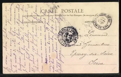 AK Bréhat, Plage du Guersido avec vue sur la côte rocheuse et la maison sur la colline