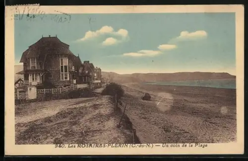 AK Les Rosaires-Plérin /C.-du-N., Un coin de la Plage