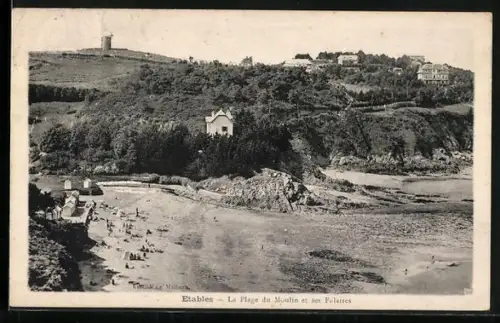 AK Étables, La Plage du Moulin et ses Falaises