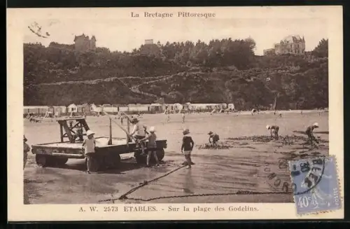 AK Étables, Sur la plage des Godelins