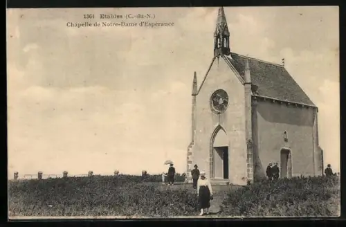 AK Étables /C.-du-N., Chapelle de Notre-Dame d`Espérance