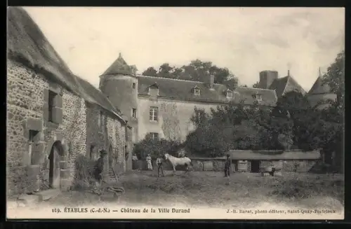 AK Étables /C.-d.-N., Château de la Ville Durand
