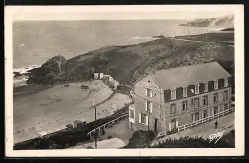 AK Erquy /C.-du-N., Hôtel des Terrasses et Pointe du Cormoran