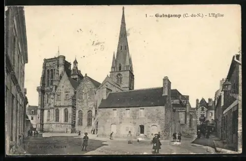 AK Guingamp /C.-du-N., L`Église