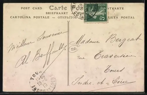 AK Saint-Michel-en-Grève /Côtes-du-Nord, Sur la plage avec des enfants jouant dans le sable