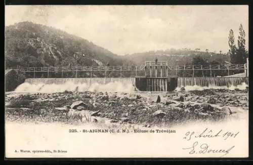 AK St-Aignan /C. D. N., Écluse de Trévéjan