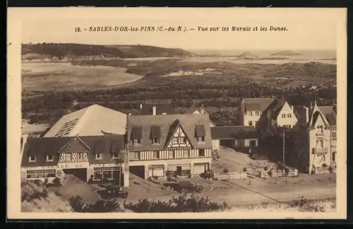 AK Sables-d`Or-les-Pins /C.-du-N., Vue sur les Marais et les Dunes