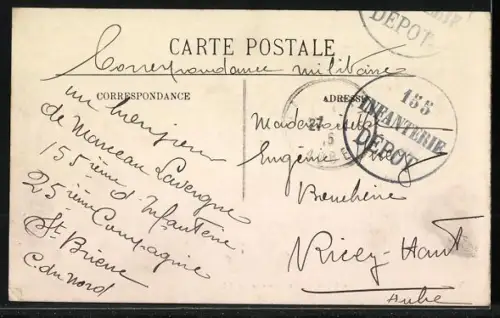 AK Saint-Brieuc, La Ligué, Vue générale