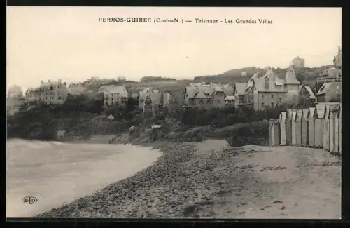AK Perros-Guirec /C.-du-N., Tristraou, Les Grandes Villas