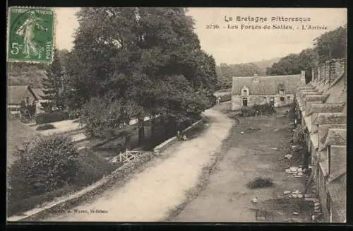 AK Les Forges de Salles, L`Arrivée