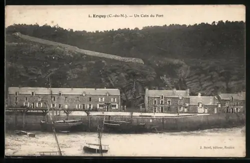 AK Erquy /C.-du-N., Un Coin du Port