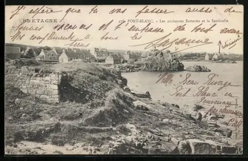 AK Port-Blanc, Les anciennes Batteries et la Sentinelle