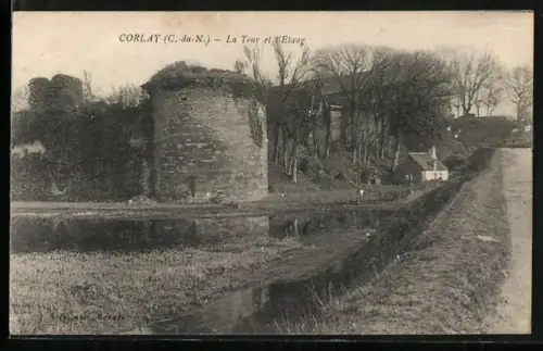 AK Corlay /C.-du-N., La Tour et l`Étang