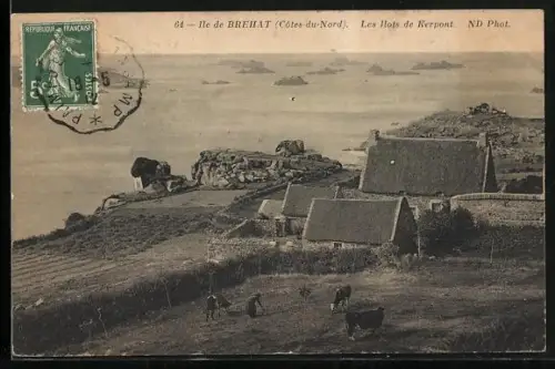 AK Île de Bréhat /Côtes-du-Nord, Les Mots de Kerpont