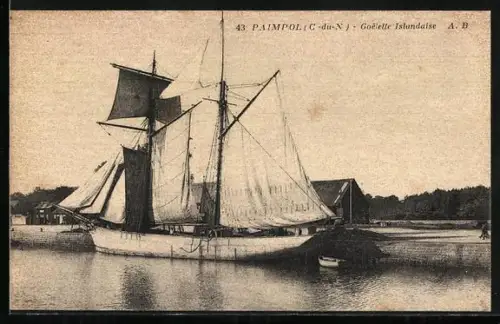 AK Paimpol /C.-du-N., Goëlette islandaise