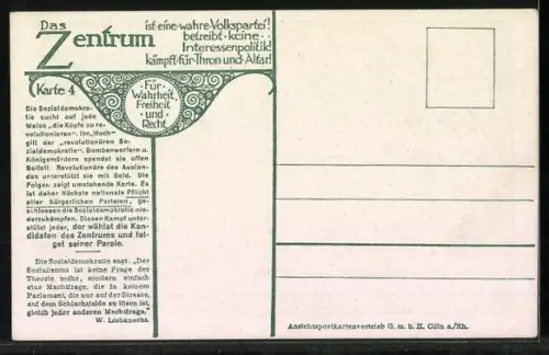 AK Das Zentrum, Volkspartei, der grosse Kladderadatsch, der Tod beobachtet den Barrikadenkampf, Anarchie