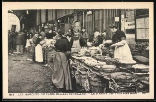 AK Paris, Le Marché de Fromages Mous, Käsemarkt