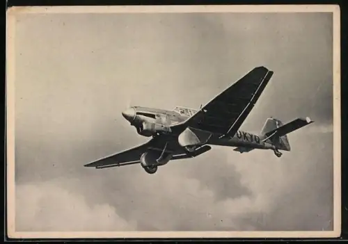AK Flugzeug Junkers-Ju 87 im Fluge