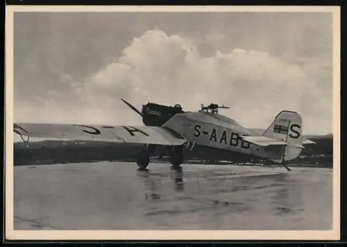 AK Ganzmetall-Flugzeug Junkers-Ju 53 K