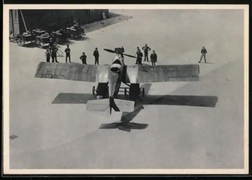 AK Ganzmetall-Wasserflugzeug Junkers-J11 von oben