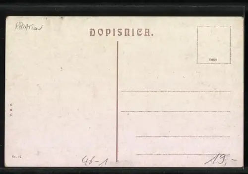 AK Zagreb, Ilica, Strassenbahn