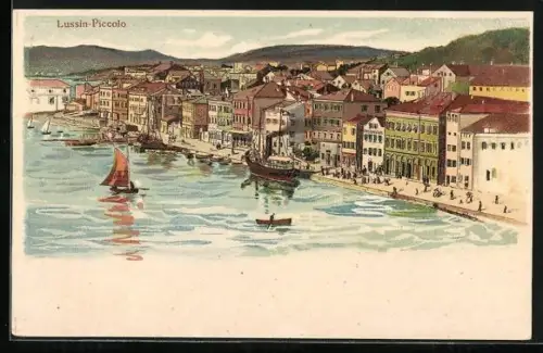 Lithographie Lussin-Piccolo, Panorama