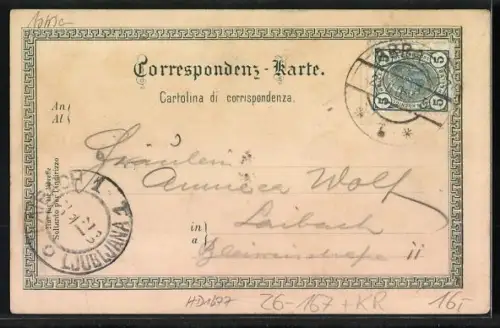 Künstler-AK Raoul Frank: Abbazia, Idyll am Strandweg