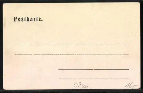 AK Tenkitten, St. Adalbertkreuz mit Besuchern