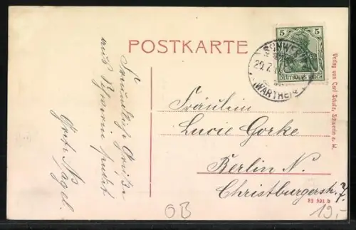 AK Schwerin a. W., Kgl. Lehrer-Seminar