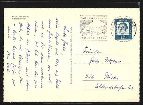 AK Köln am Rhein, Hauptbahnhof