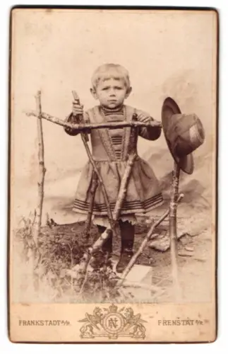 Fotografie Emanuel Niehsner, Frenstáte, Kind bei einem rustikalen Zaun