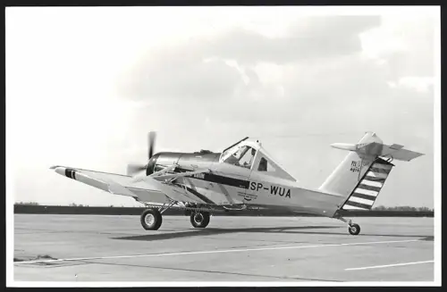 Fotografie Flugzeug PZL-Okecie PZL-106 Kruk Agrarflugzeug - Sprühflugzeug, Kennung SP-WUA