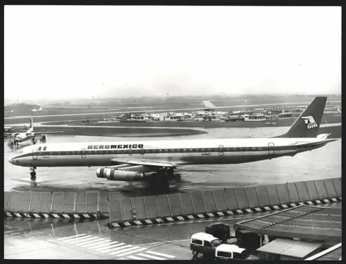 Fotografie Flugzeug Douglas DC-8, Aero Mexico Kennung N4866T