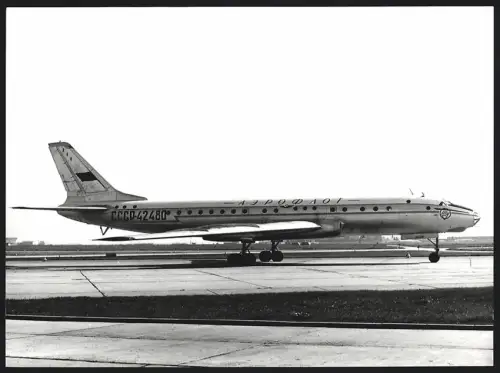 Fotografie Flugzeug Tupolew Tu-124, Aeroflot Kennung CCCP-42480